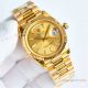 Swiss Rolex new Day-Date 36mm Baguette Diamond Green Swiss 2836 Replica Watches (2)_th.jpg